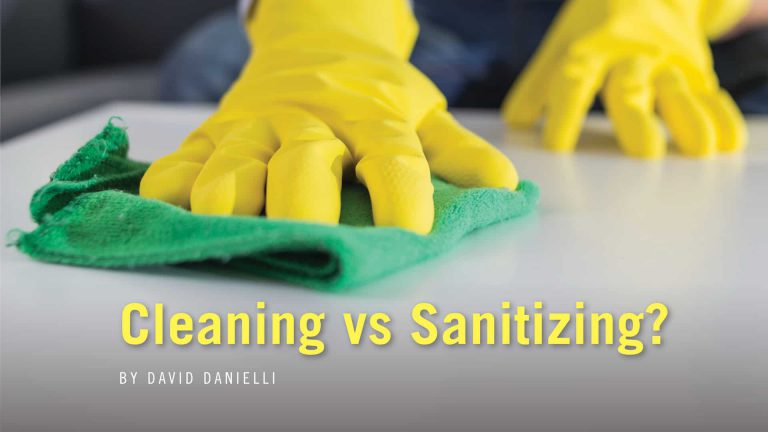 Cleaning vs Sanitizing?